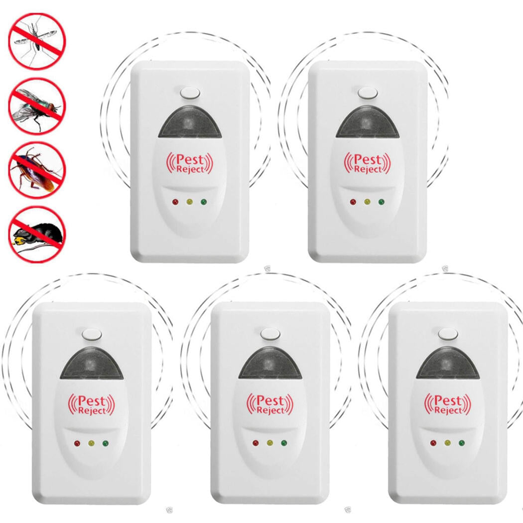 Pack de 5 Ahuyentador Pest Reject Para Insectos, Roedores e insectos voladores