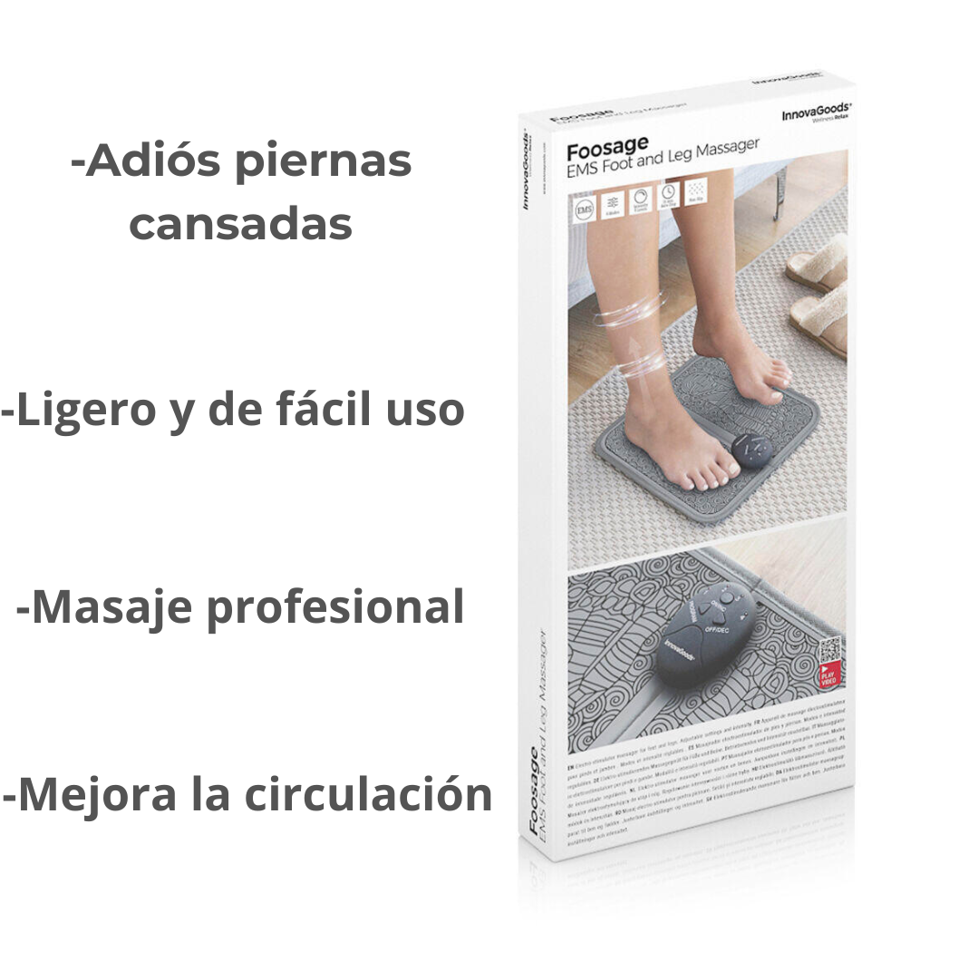 Masajeador Electroestimulador Pies y Piernas InnovaGoods